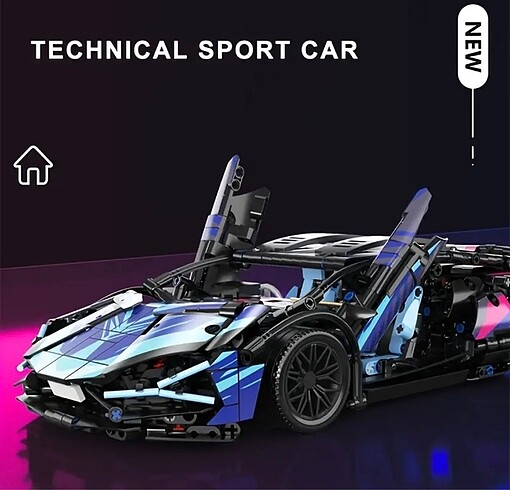 Lego Technic Oyuncak Araba Bugatti Cyberpunk City Duplo Fisher P