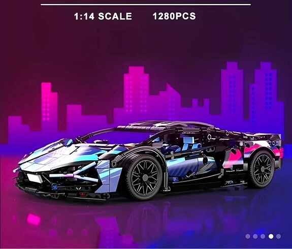 Beden Lego Technic Oyuncak Araba Bugatti Cyberpunk City Duplo Fisher P