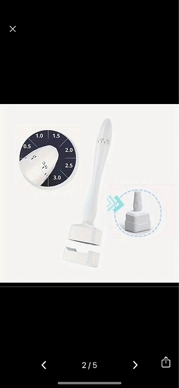 Diğer Premium Dermastamp Dermaroller 0-3 cm Dermapen 140 İğne Yüz Bakı