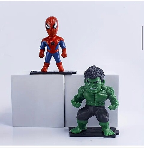  Beden Renk Marvel Avengers Spiderman Hulk Figür