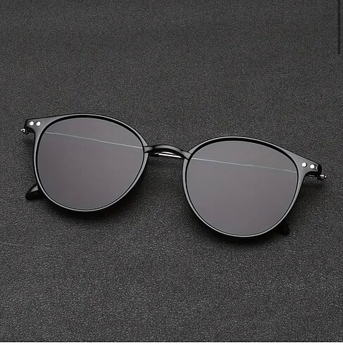 Yuvarlak Retro Unisex Güneş Gözlüğü