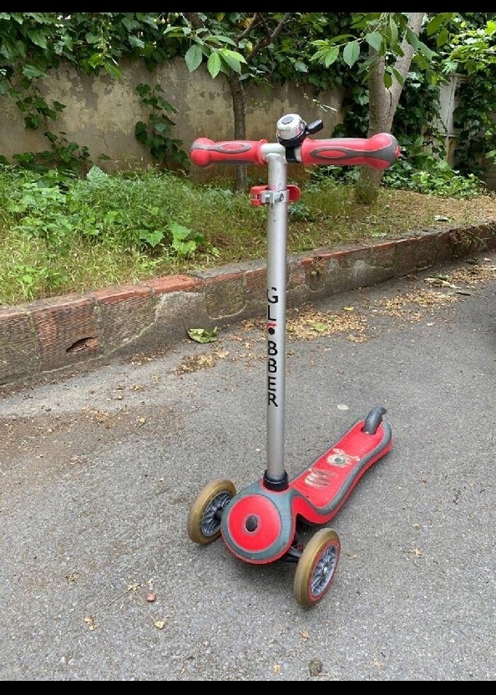 Scooter kırmızı micro globber prime plus - Görsel 2