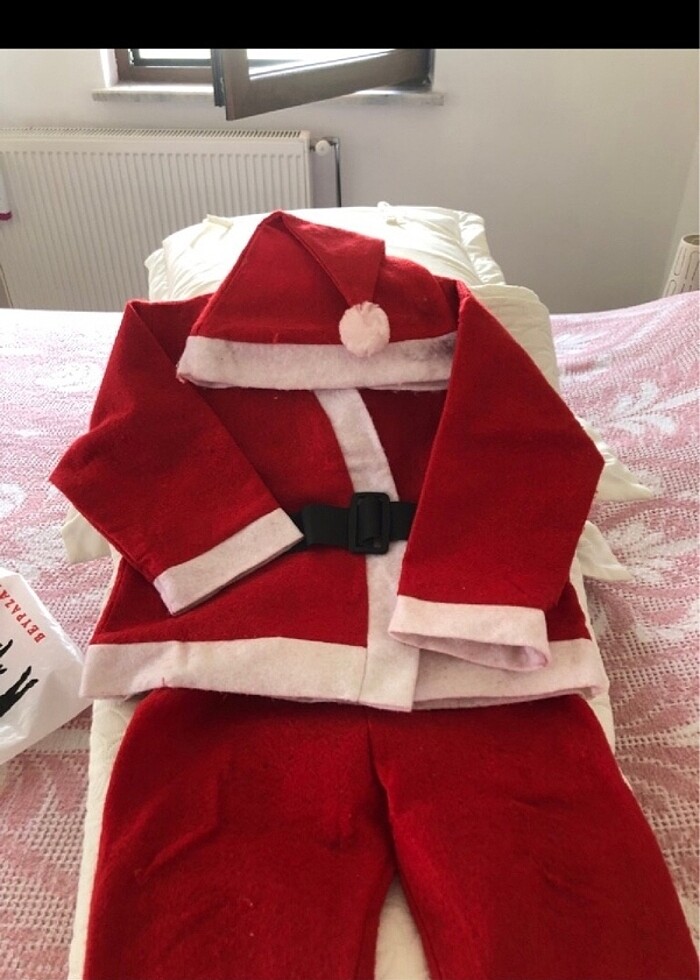 Çocuk Noel baba kıyafeti - Görsel 3