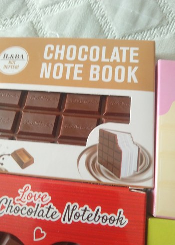 Pastel Renkli Çikolata Tasarımlı Defterler - Görsel 7