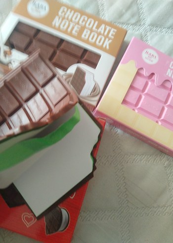 Pastel Renkli Çikolata Tasarımlı Defterler - Görsel 6