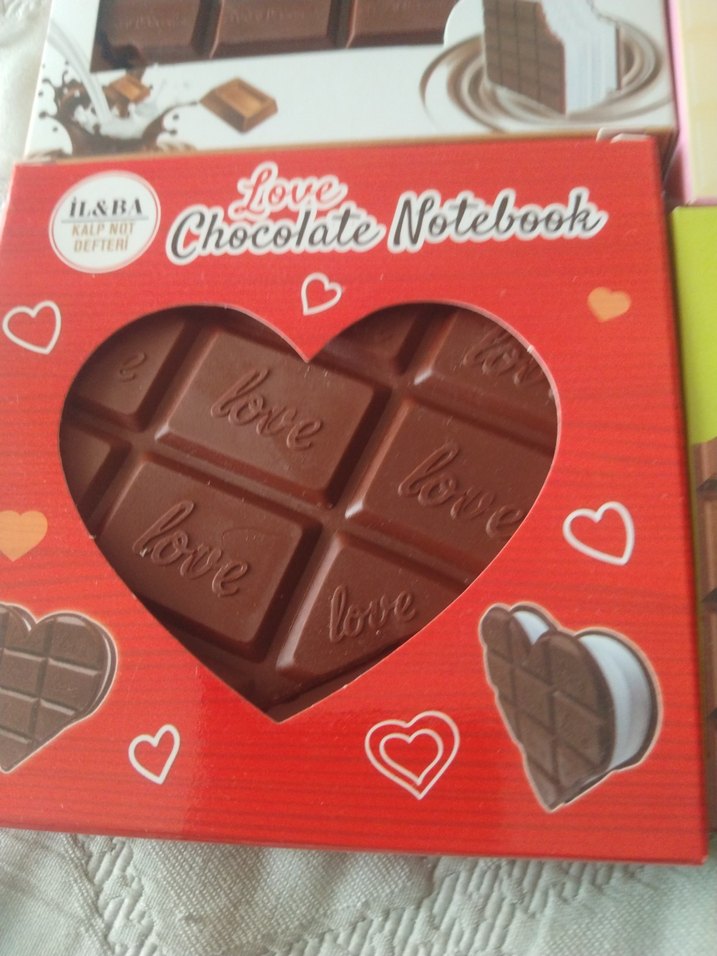 Pastel Renkli Çikolata Tasarımlı Defterler - Görsel 2