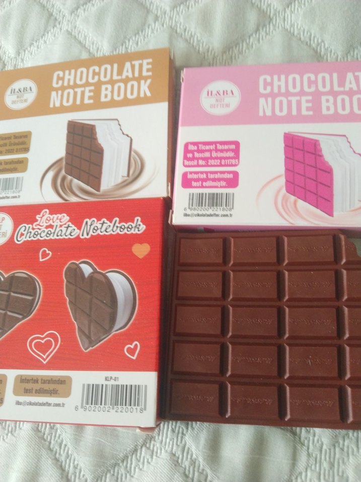 Pastel Renkli Çikolata Tasarımlı Defterler - Görsel 5