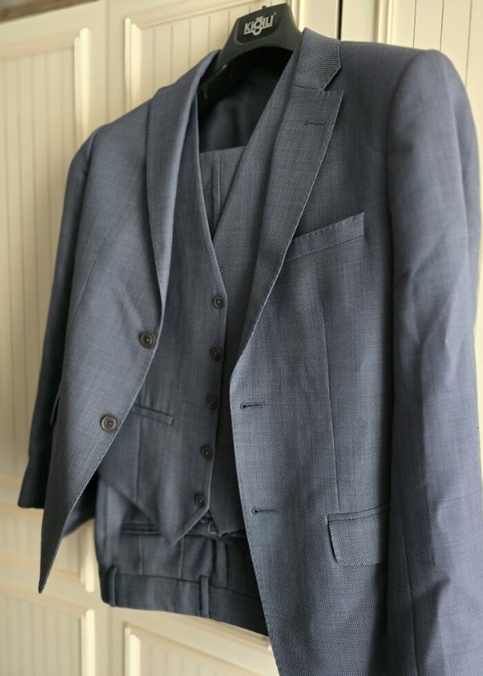 Erkek yelekli takım elbise - Görsel 3