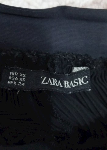 Kadın Siyah Piliseli Geniş Kesim Pantolon - Görsel 3