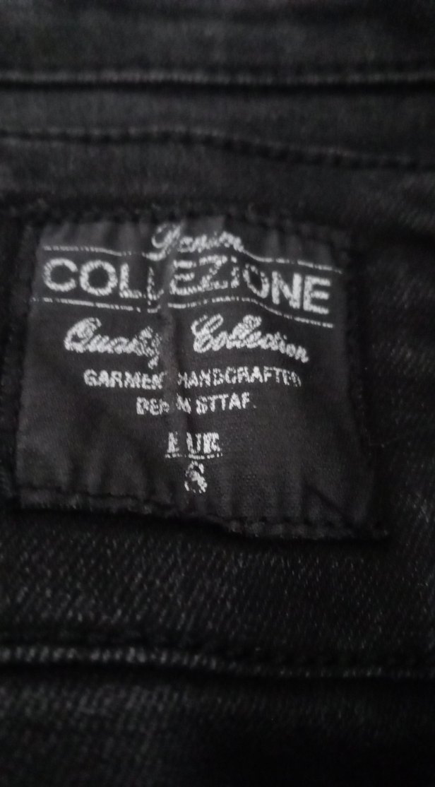 Düğmeli Siyah Kadın Kot Ceket - Görsel 3