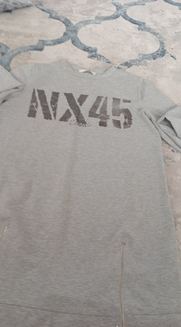 Gri Uzun Kollu tunik - Görsel 3