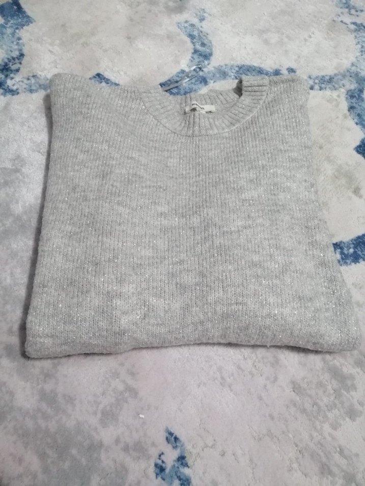 Gri Kadın Triko Uzun Kollu Kazak tanesi 250 tldir - Görsel 2
