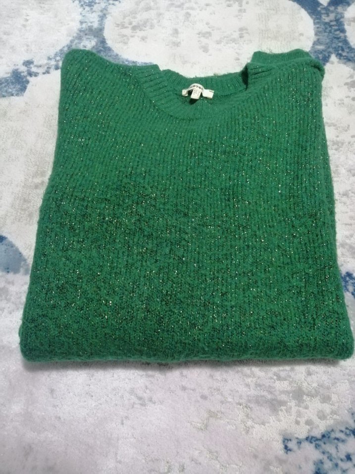 Gri Kadın Triko Uzun Kollu Kazak tanesi 250 tldir - Görsel 3