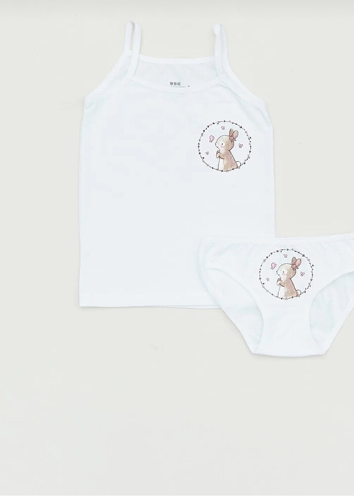 KIZ ÇOCUK İÇ ÇAMAŞIRI TAKIMI - Görsel 2