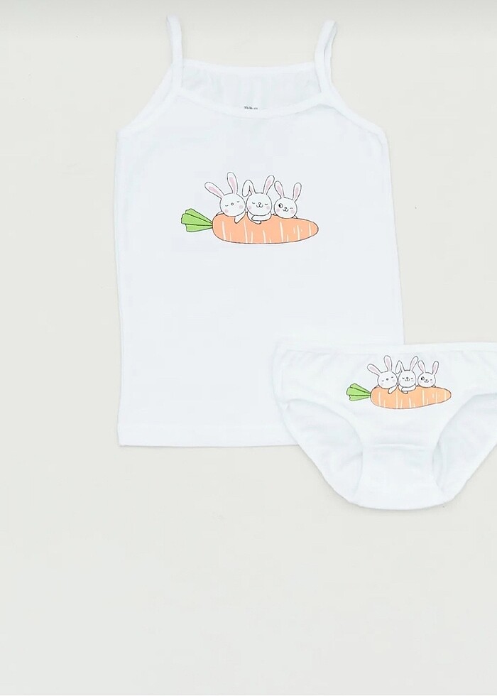 KIZ ÇOCUK İÇ ÇAMAŞIRI TAKIMI - Görsel 3