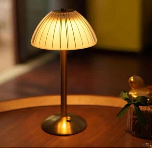 METAL GOLD LED ABAJUR