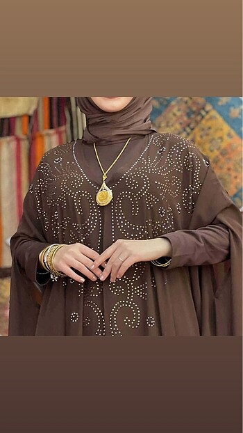 Abiye TAŞLI DUBAİ ABAYA