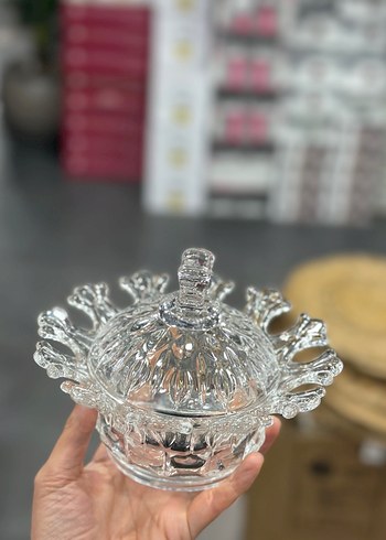 Kapaklı Cam Şekerlik - Görsel 2