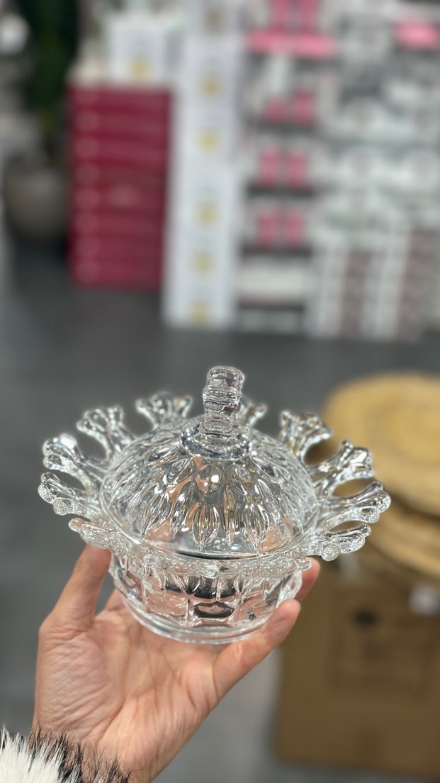 Kapaklı Cam Şekerlik - Görsel 2