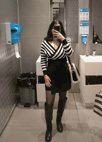 Triko crop kazak - Görsel 3