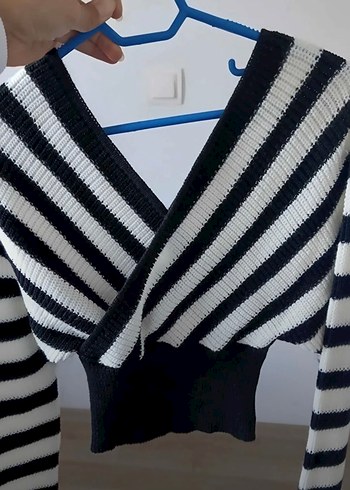 Triko crop kazak - Görsel 4