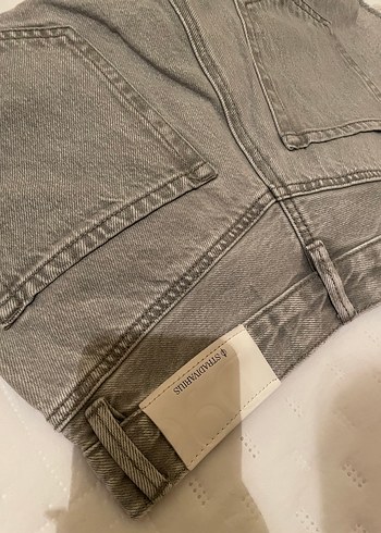 32 Beden gri Renk Stradivarius D96 Jean