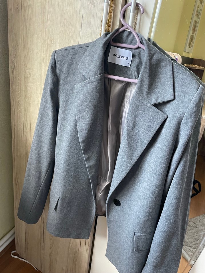 Gri Blazer Ceket - Görsel 2