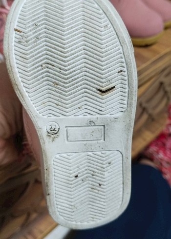 Diğer Kız Çocuk Pembe Yılan Desenli Cırt Cırtlı Spor Ayakkabı