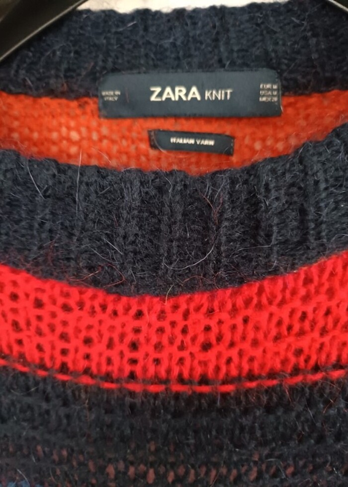 Zara Oversize Yün Kazak  - Görsel 2