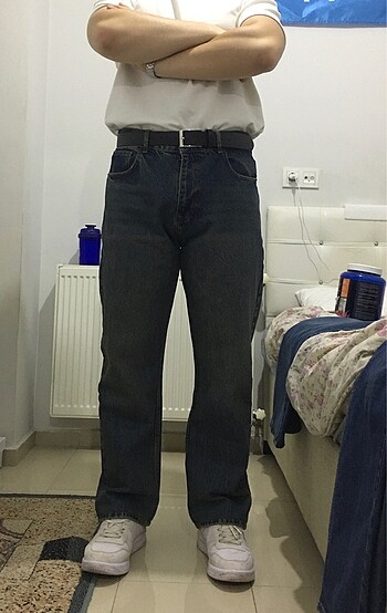 ERKEK PETROL RENGİ BAGGY PANTOLON