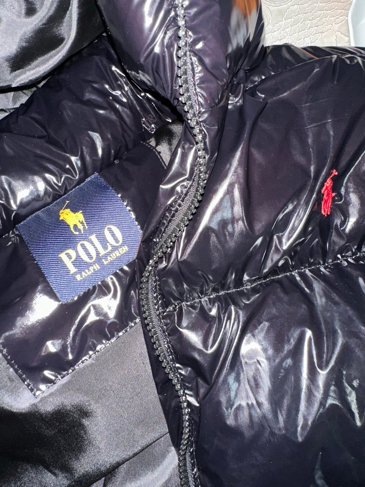 Siyah Parlak Kapüşonlu Erkek Şişme Yelek - Görsel 2