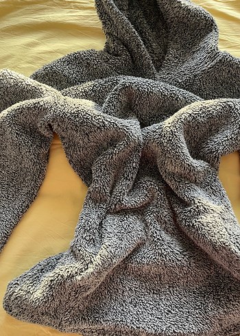 Gri Yumuşak Dokulu sweatshirt - Görsel 2