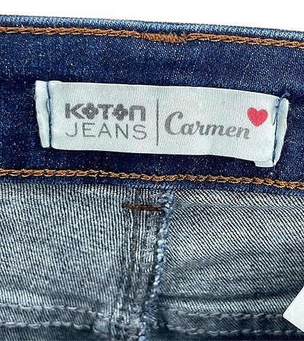 27 Beden lacivert Renk KOTON BAYAN JEAN PANTOLON
