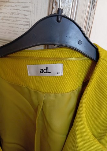 Sarı Düğmeli Kadın Blazer Ceket - Görsel 2