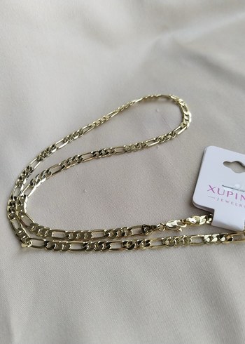 Altın Renk Minimalist Erkek Kolye - Görsel 2