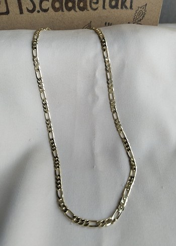 Altın Renk Minimalist Erkek Kolye - Görsel 5