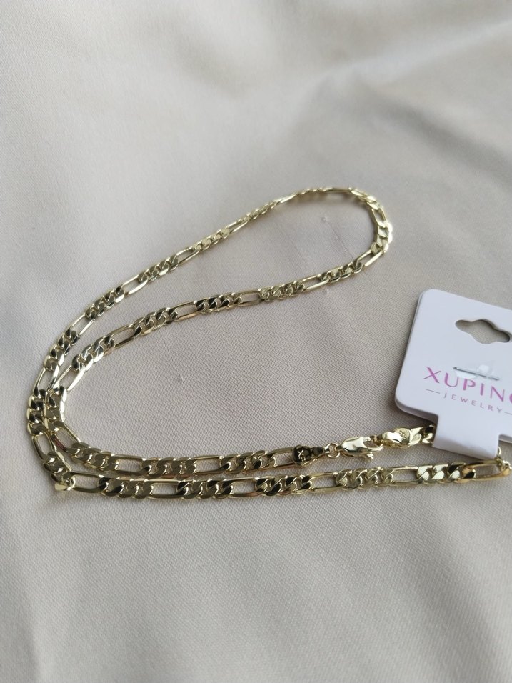 Altın Renk Minimalist Erkek Kolye - Görsel 2