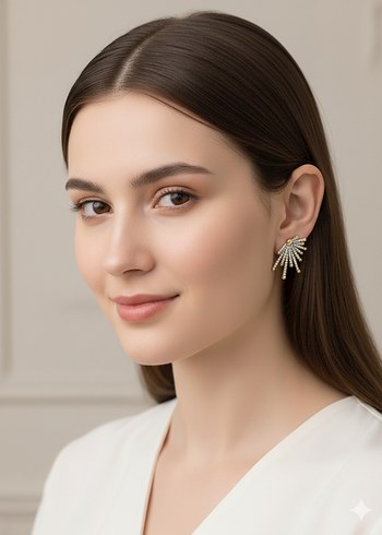 ÇELİK ÇUBUKLU MODEL KÜPE - Görsel 4