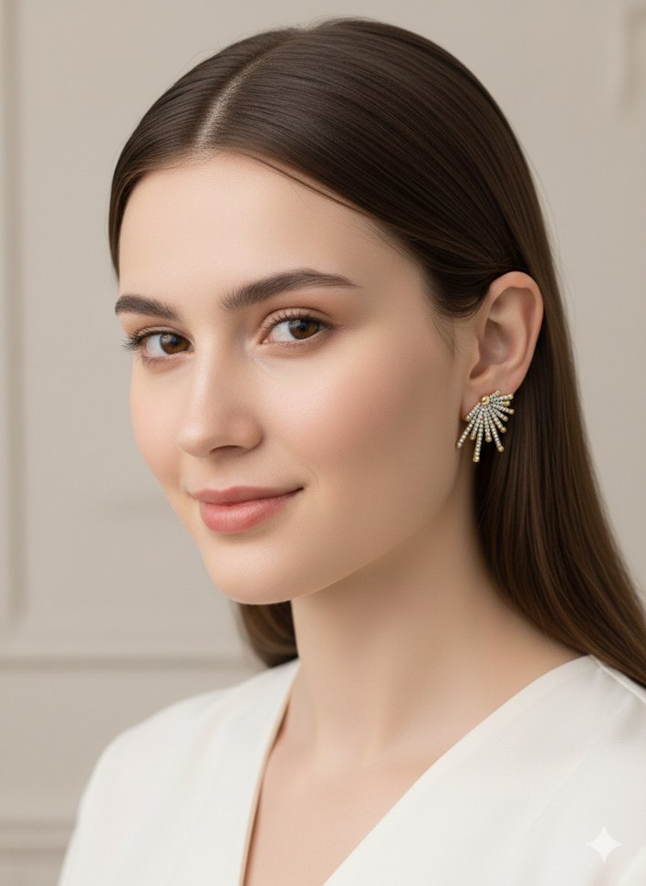 ÇELİK ÇUBUKLU MODEL KÜPE - Görsel 4