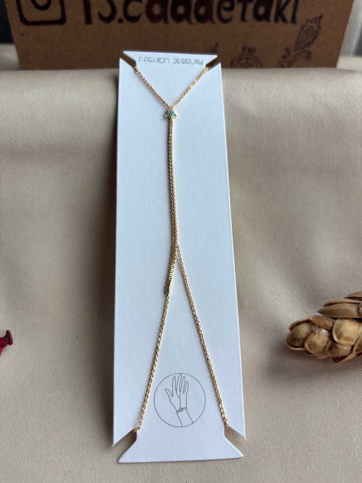 VİP SERİ MAVİ YILDIZ TAŞLI SU YOLU DETAYLI ŞAHMERAN - Görsel 2