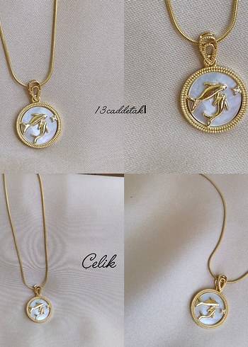 ÇELİK SEDEFLİ YUNUS BALIĞI MODEL KOLYE
