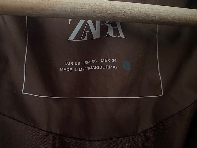 xs Beden zara crop mont
