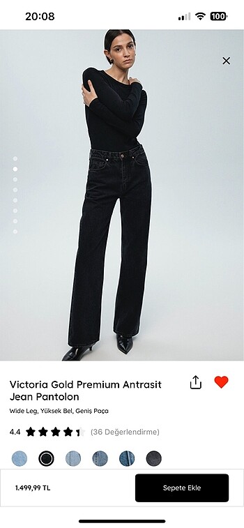 #Mavi Victoria #WideLeg #jean #pantolon