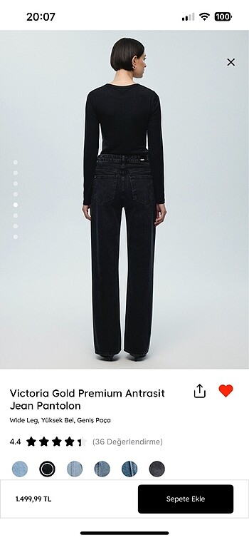 Mavi Jeans #Mavi Victoria #WideLeg #jean #pantolon