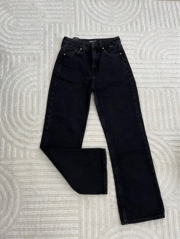 xs Beden siyah Renk #Mavi Victoria #WideLeg #jean #pantolon