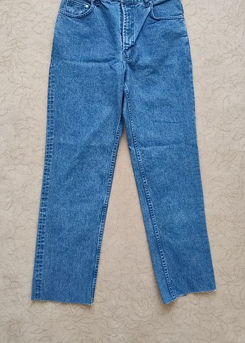 Mavi Tonlarda Kadın Denim kot Pantolon straight