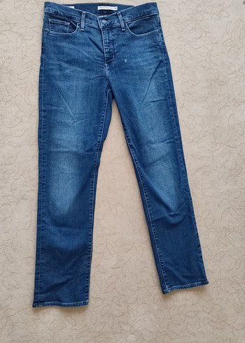 levis Lacivert Kadın Denim Jean Pantolon, straight kesim