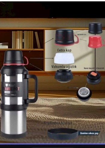 Safe Siyah ve Gri Termos Şişeler - Görsel 4