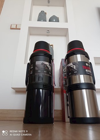 Safe Siyah ve Gri Termos Şişeler - Görsel 3