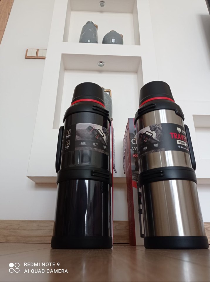 Safe Siyah ve Gri Termos Şişeler - Görsel 3